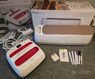 Cricut Maker Rose+EasyPress 2 con scatola-perfette