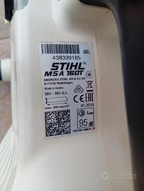 motosega sthil msa160T a batteria 