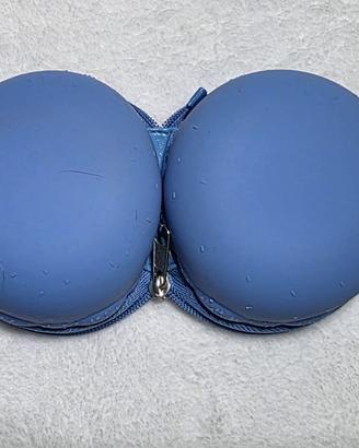 Portafogli in silicone blu