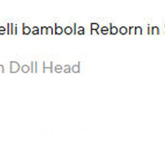 Parrucca Diritta Per Bambole Reborn Forniture Fai