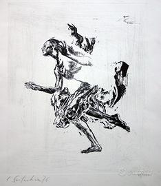 litografia di Carlo Santachiara