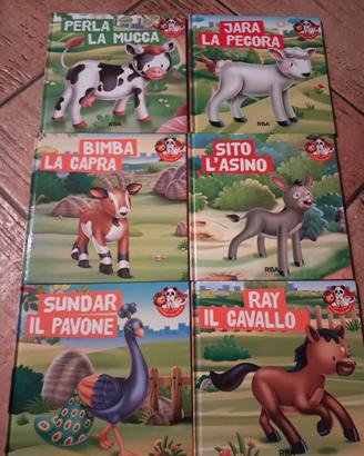 6 libri animali  - collezione RBA