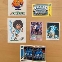 Lotto Figurine Maradona con velina