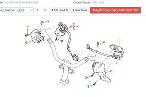 Devio luci Dx Yamaha Aerox 50 5BRH39721000