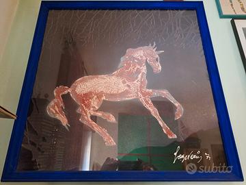 Quadro "Cavallo" di Sage Vernis