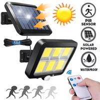 Faro solare led con sensore di movimento