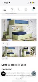 Letto a castello skid /camera bambini