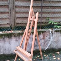 Cavalletto in legno per dipingere 