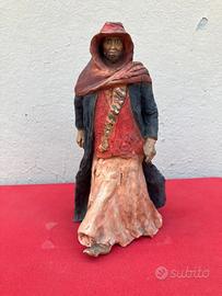 Statuina terracotta re magi presepe collezionismo