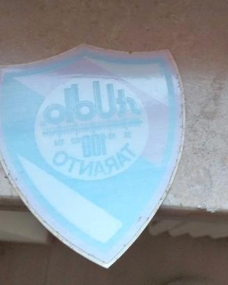 ADESIVO STUDIO 100 TARANTO SCUDETTO ROSSOBLU 1984