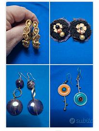 set di orecchini bigiotteria