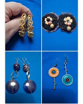 set di orecchini bigiotteria
