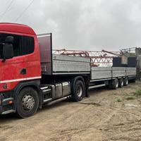Scania 144L V8 460 cv + Pianale collo d'oca 13,60