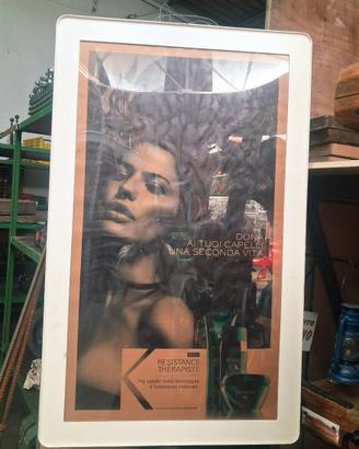 Espositore insegna luminosa Kerastase anni '90