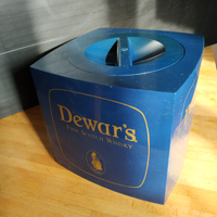 Dewar's porta ghiaccio blu