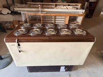 Banco gelato a pozzetto
