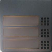 Mascherina 3 pulsanti Bticino Terraneo