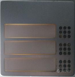 Mascherina 3 pulsanti Bticino Terraneo