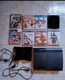 PlayStation 3 slim + 7 giochi perfet. funzionante 