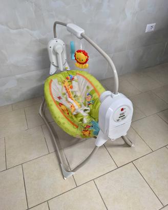 Culla altalena elettrica Fisher Price