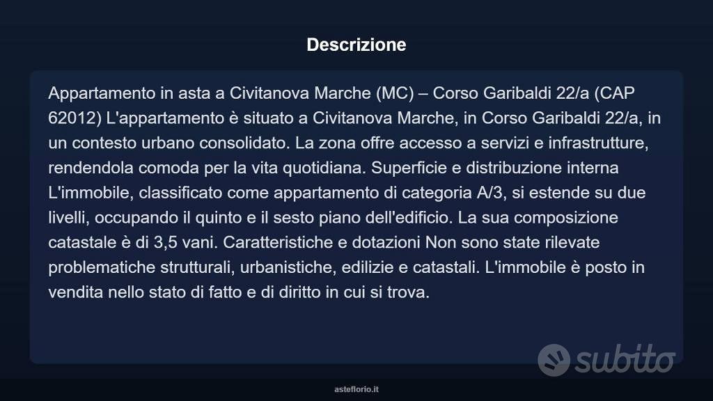 Appartamento – Civitanova Marche, Centro - Vista 3