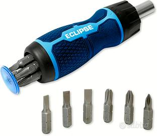 Eclipse Cacciavite a Cricchetto con 7 Inserti