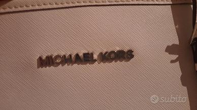 Borsa bianca Michael Kors