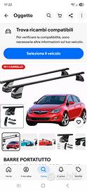 Cerchi Gomme e Portapacchi Opel Astra J