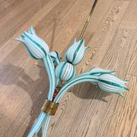 Lampadario in vetro soffiato