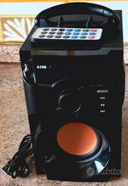 cassa altoparlante bluetooth con radio FM 