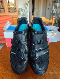 Scarpe ciclismo Btwin con attacchi Shimano SPD, 46