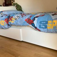 Letto IKEA MALM Bianco 90x200
