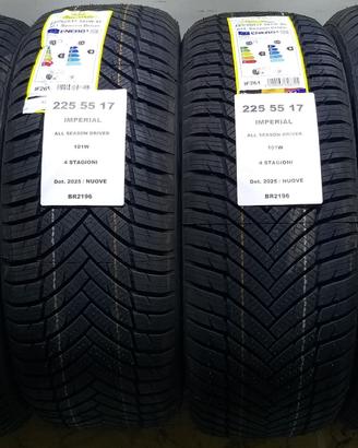 4 GOMME 225 55 17 IMPERIAL BR2196