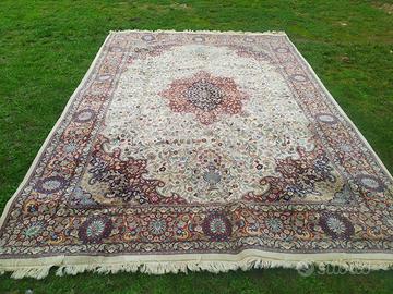 tappeto orientale con certificato lane pregiate