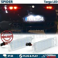 Placchette Luci Targa LED Alfa Romeo SPIDER CANbus
