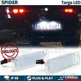 Placchette Luci Targa LED Alfa Romeo SPIDER CANbus