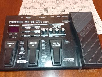 multieffetti pedaliera Boss me 25