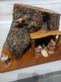 Presepe in legno 