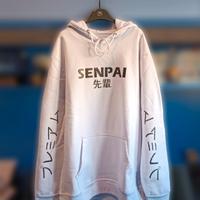Felpa con cappuccio senpai