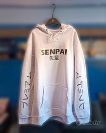 Felpa con cappuccio senpai