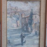 quadro olio anni '70.