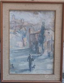 quadro olio anni '70.