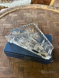 Portatovaglioli cristallo di Boemia nuovo