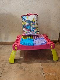 tavolino fisher price mega block first builders
