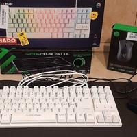 Tastiera,  Mouse Riser, tappetino a led per XBOX,