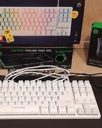 Tastiera,  Mouse Riser, tappetino a led per XBOX,