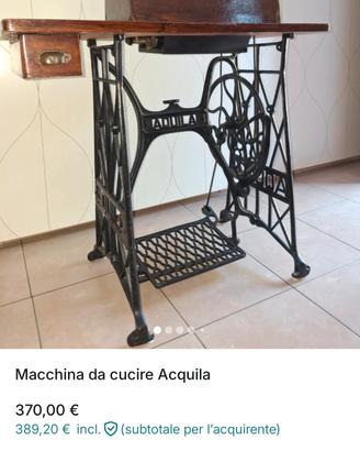 Macchina da cucire Acquila Antica 