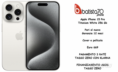 Apple iPhone 15 Pro Titanium White 256 Gb