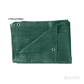 Teli Ombreggianti 6x10 metri Copritutto Occhielli