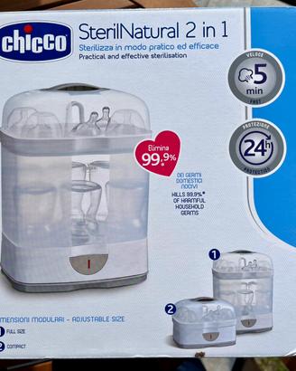 CHICCO STERILNATURAL 2 IN 1 STERILIZZATORE